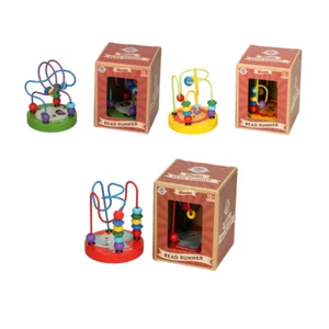 Puzzle in legno perline runner colori assortiti adatto da 12m+ - Foto 1 di 4