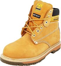 Groundwork SK21 Honey Lace Up Steel Toe Cap Safety Ankle Boots UK 5 NEW