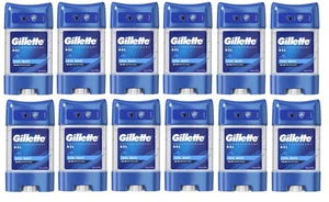 (12 x) Gillette Endurance Cool Wave Anti-Transpirant Deodorant Clear Gel Stick - Bild 1 von 1