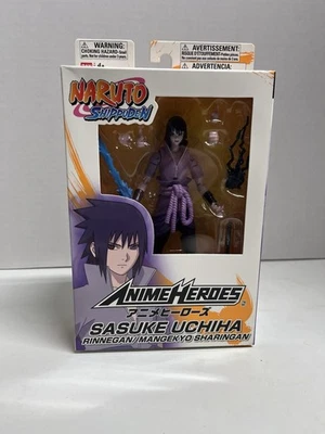 Figura de acción Bandai Naruto Shippuden Assume Uchiha Anime Heroes nueva en caja Foto 1 de 4