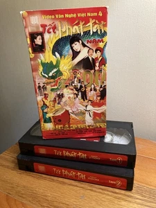 2 VHS Tet Phat Tai Nam 2000. Vietnamese Music TV Show - Picture 1 of 5