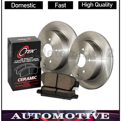 Juego de pastillas de freno de disco rotor de freno de disco para INFINITI Q60 C-Tek 2014-2015 3 piezas Foto 1 de 4