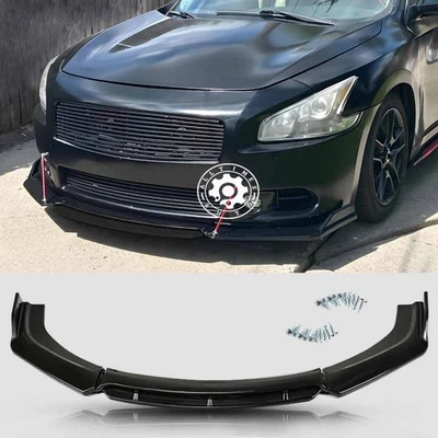 For Nissan Maxima A35 2010-2016 Front Bumper Lip Splitter Spoiler Chin Diffuser Foto 1 de 4