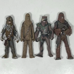 Star Wars Chewbacca LFL Figuren Konvolut 4 Figuren.   Vintage 1996, 1998, 2004 und 2013 - Bild 1 von 9