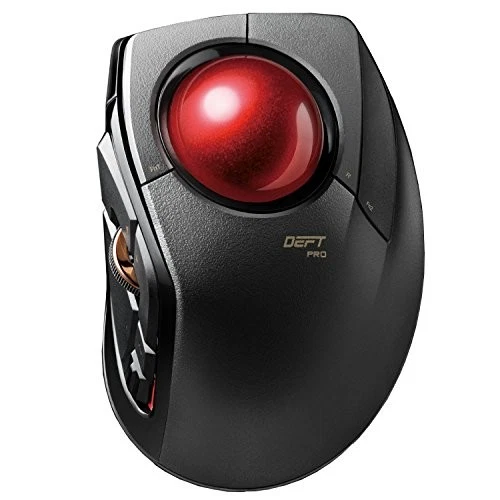 ELECOM Mouse Trackball Index Finger Black M-DPT1MRXBK NEW - Image 1 of 1