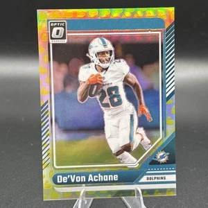 Devon Achane #122 Muscle Emoji 67/149 SP 2024 Panini Optic - Imagen 1 de 3