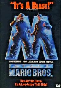 Super Mario Brothers (DVD, 1993) Nintendo Live-Action w/ Bob Hoskins - Imagen 1 de 2