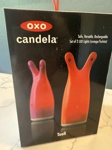 OXO Candela Tooli 2 LED Lights Orange & Fushia - Picture 1 of 4