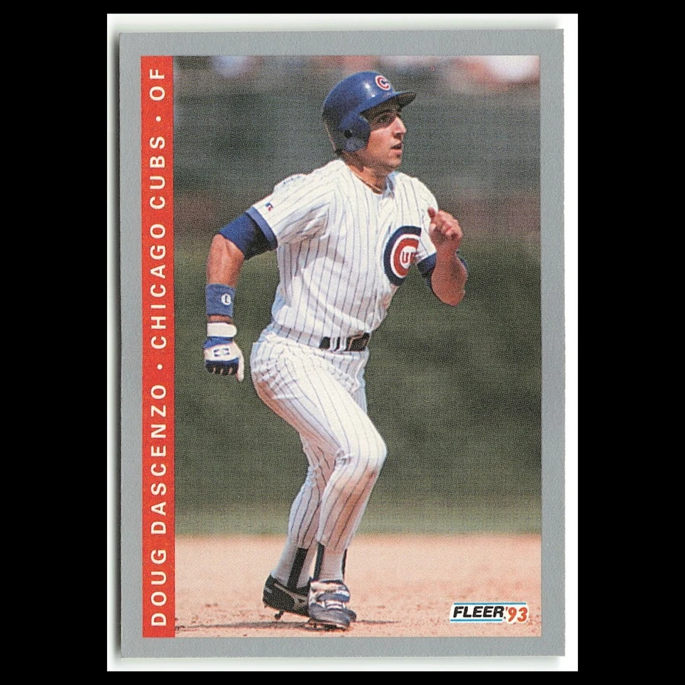 Doug Dascenzo #376 1993 Fleer Chicago Cubs Baseball Card MLB NM - Image 1 of 3