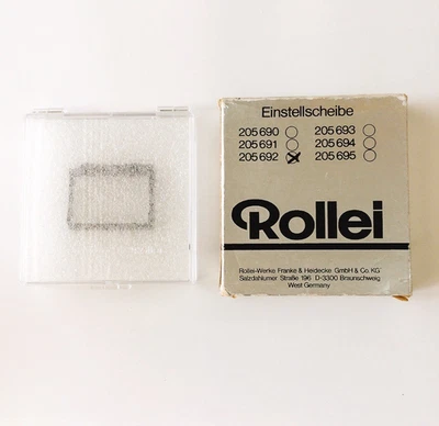 Rollei Focusing Screen 205692 Microprism Spot Type for SL2000 F, SL3003, SL3001 - Image 1 of 4