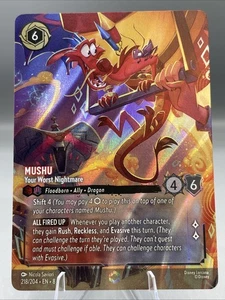 Mushu - Your Worst Nightmare (Enchanted) 218/204 Reign of Jafar, Lorcana TCG, NM - Bild 1 von 12
