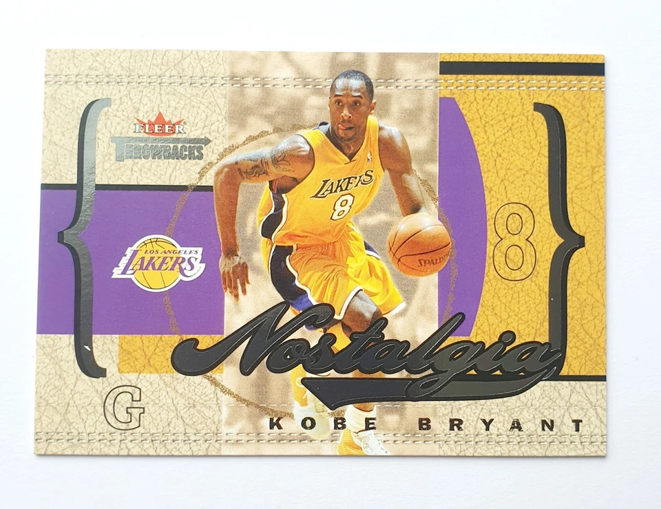 KOBE BRYANT 2004-05 Fleer THROWBACKS NOSTALGIA #2N /1996 - NBA Card Lakers HOF - Image 1 of 4