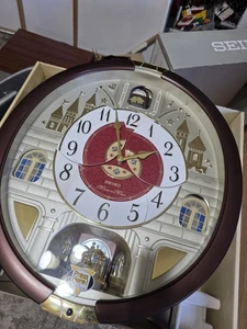 Seiko Collector’s Edition Melodien musikalische Wanduhr Swar Kristalle – Beschreibung lesen - Bild 1 von 15