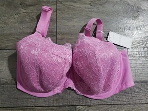 Elomi Women's Brianna Underwire Padded Half-Cup Bra 8081, US 32J, UK 32GG - Picture 1 of 9