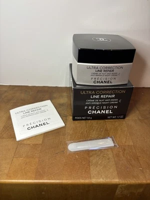 Chanel Ultra Correction Line Repair Precision Night Cream 1.7oz Rare New - Image 1 of 4
