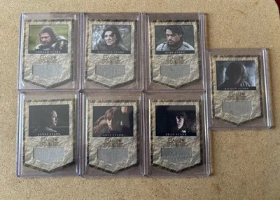 Rittenhouse GAME OF THRONES (SEASON 2) RELIC SET (20) Rare Houses Same Material - Image 1 of 4