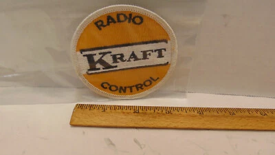 Vintage Kraft Radio Contro Patchl Sew-On White, Gold & Black - Image 1 of 2