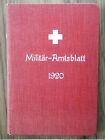 Militär-Amtsblatt 13. Jahrgang 1920 Publikationsorgan Schweiz Militär Armee