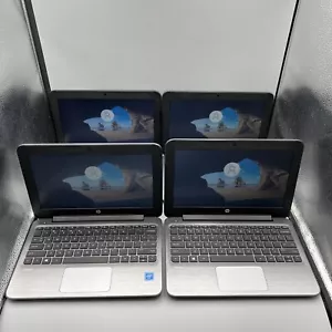 Lot of 4 HP Stream 11 Pro G2 11.6" HD Laptop Intel N3050 1.60GHz 2GB 32GB W10P - Picture 1 of 15