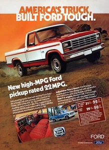 Camión camioneta Ford F-150 1982 ""Camión de Estados Unidos"" anuncio original impreso en color - Imagen 1 de 1