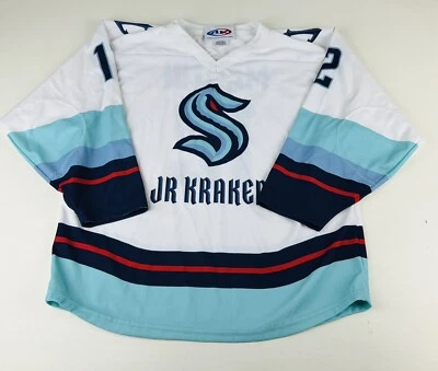 Camiseta deportiva de hockey sobre hielo Seattle Kraken Jr #12 Martin talla juvenil XL tejida Foto 1 de 4