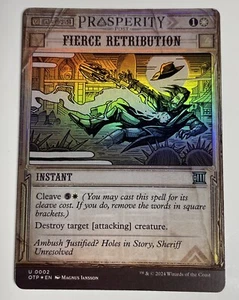 MTG The Prosperity Post Fierce Retribution Breaking News Foil 0002 Uncommon - Picture 1 of 2