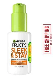 Garnier Fructis Sleek and Shine Sleek and Stay Hair Serum for Frizzy Dry Hair... - Picture 1 of 10