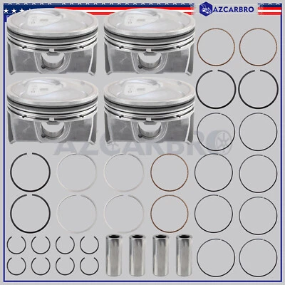 Pistón de motor de 2,4 L con kit de anillos para Kia Sorento Optima 2011-19 Sportage 2014-19 Foto 1 de 4