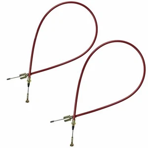 2 cables de freno de remolque de acero inoxidable con extremo de hongo funda exterior 1130 mm ALKO - Imagen 1 de 4