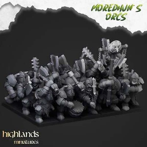 Armored Orcs (x15) - Orc & Goblin Tribes | Highlands Miniatures - Picture 1 of 15