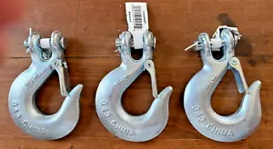 Clevis/Utility Slip Hook w/ Latch Campbell T9700624 3/8"x5.25" high WLL 5,400 ~3 - Picture 1 of 4
