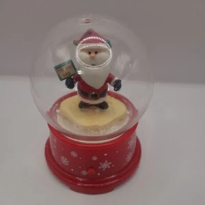 Gemmy Santa Snow Globe with "Ho Ho Ho" Sign Rare Hard to Find *Tested *Working - Picture 1 of 5