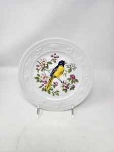 VISTA ALEGRE MOTTAHEDEH BALTIMORE ORIOLE SALATTELLER / DEKOTELLER - NEUWERTIG - Bild 1 von 8