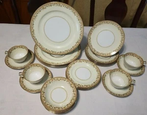 NORITAKE 4029 RONDINE Pattern Dinnerware China 4 Place Settings 24 pcs - Picture 1 of 10