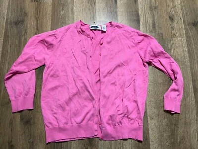 Old Navy Jacket, Girl's Size Large, Pink, Button Up, Long Sleeve - Image 1 of 4