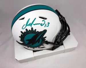 DAN MARINO SIGNED MIAMI DOLPHINS LUNAR ECLIPSE SPEED MINI HELMET BECKETT BAS - Picture 1 of 4