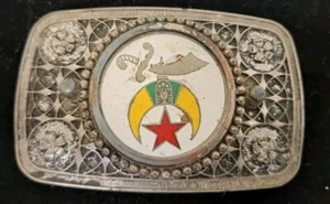 Beautiful Vintage Shriner belt buckle. See Description - Picture 1 of 4