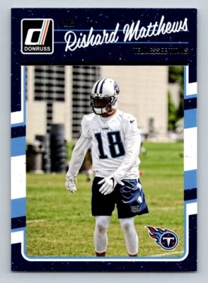 2016 Donruss 282 Rishard Matthews Tennessee Titans - Image 1 of 2