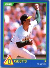  1989 Dave Otto Score 60 Baseball Sports Trading Card 