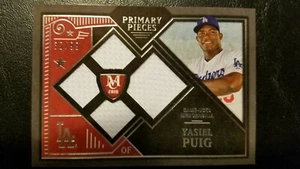2016 Topps Museum Collection Primary Pieces Quad Relics #PPQRYP Yasiel Puig - Picture 1 of 2