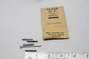 (4) Nos Vintage Outboard Motor Shear Pins 9/64" x 15/16" Steel Olson No.2 - Picture 1 of 1