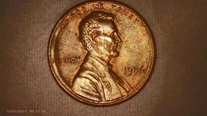 1986 Penny With Struckthrough Grease No L In Liberty. Error on I - Picture 1 of 6