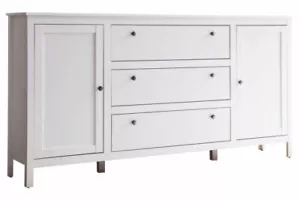 Kommode OLE 2d3s zweitürige 183 cm mit drei Schubladen auf Beine - Bild 1 von 6