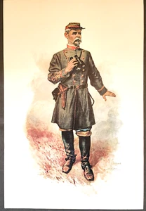 Stampe soldato confederato di William Ludwell Sheppard set di 3 copyright 1903 - Foto 1 di 3