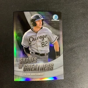 2022 Bowman Chrome Colson Montgomery Shades Of Greatness #SG-12 White Sox - Picture 1 of 2