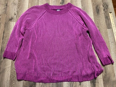 Lands' End Sweater, Women's Size L/XL? Pink, Pullover, Knit - Image 1 of 4