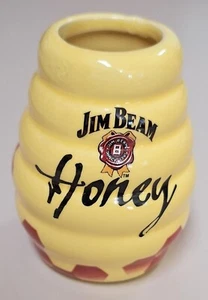 Jim Beam Collector's Whiskey Honey Shot Glass Ceramic 2.5" Honeycomb   - Picture 1 of 6