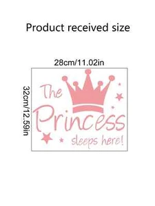 The Princess Sleeps Here Wall Sticker Decorative Wall Art Decal Creative Design - Picture 1 of 4