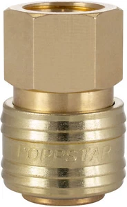 Acoplamiento rápido aire comprimido Poppstar NW 7,2 con rosca interior de 3/8 pulgadas - Imagen 1 de 5