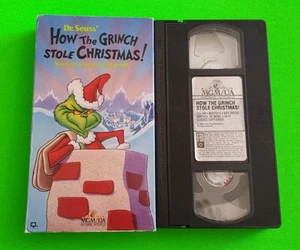 Dr Seuss' How the Grinch Stole Christmas (VHS, 1990) Boris Karloff Chuck Jones - Picture 1 of 2